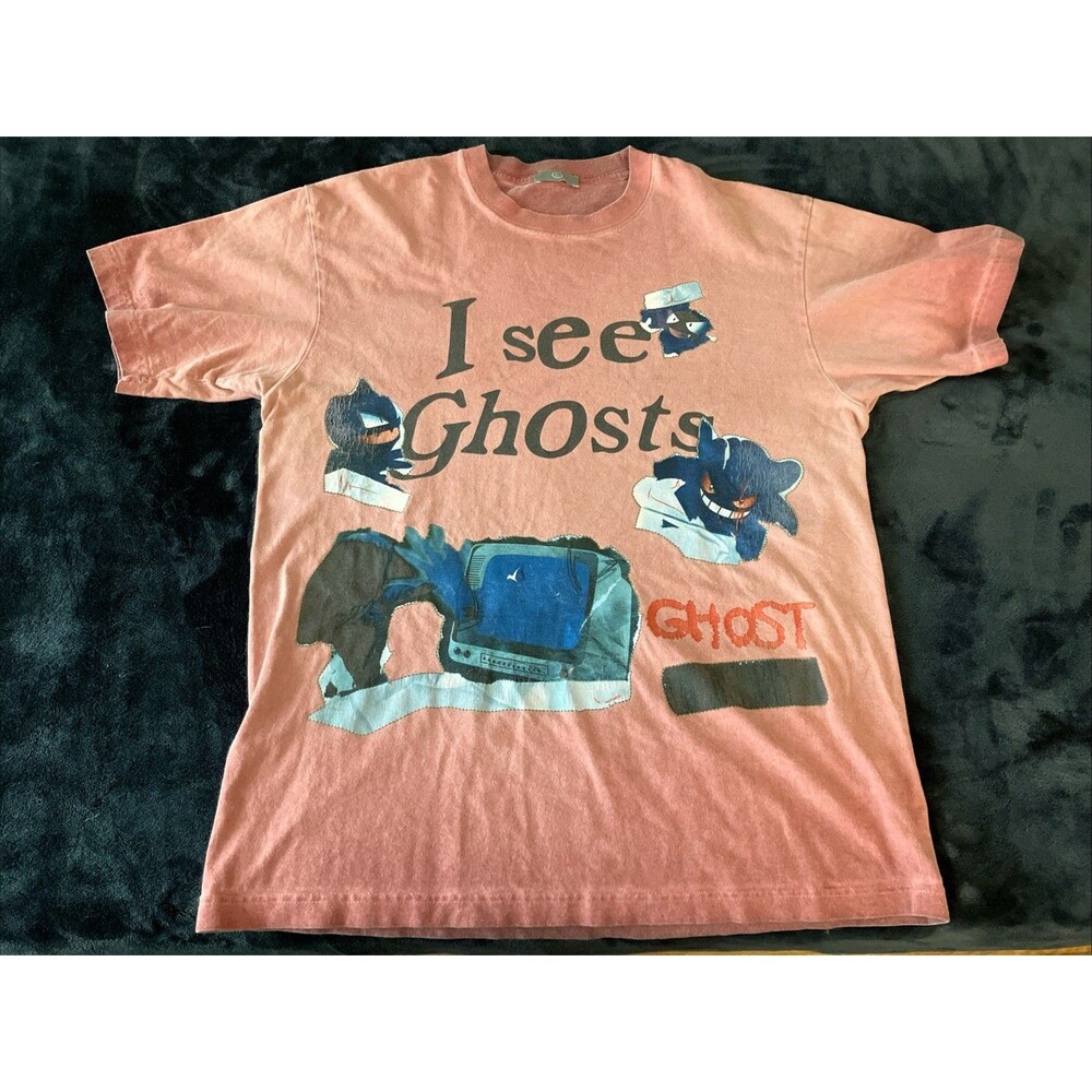 Lucky Me I See Ghosts Kids See Ghosts Dusty Rose 2018 T Shirt Size L
